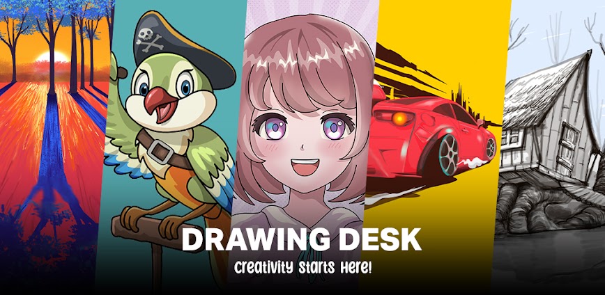 Drawing Desk: Draw, Paint Art